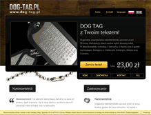 Tablet Screenshot of dog-tag.pl